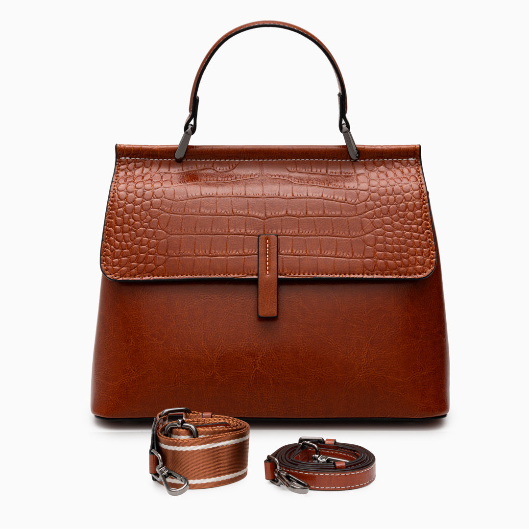 Kesha Croc Handbag